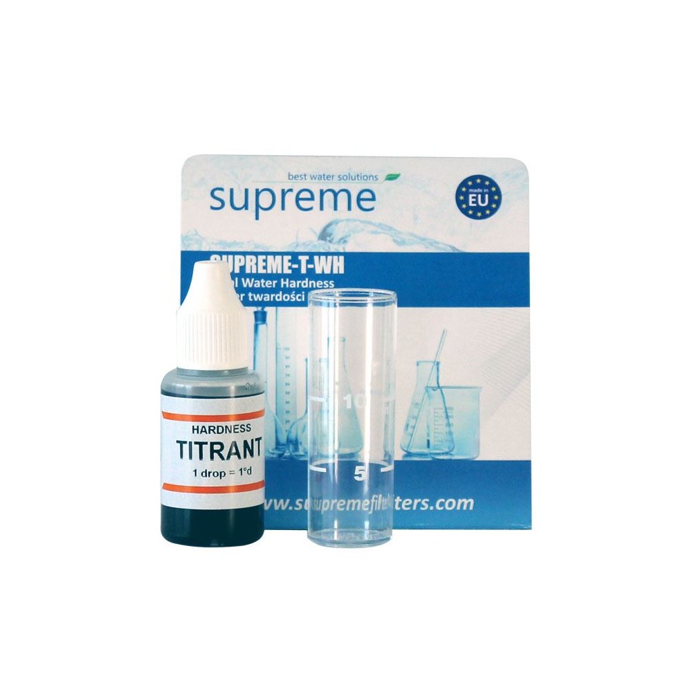 Kropelkowy tester twardości wody SUPREME