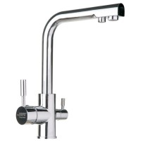 Chromowana bateria trójdrożna